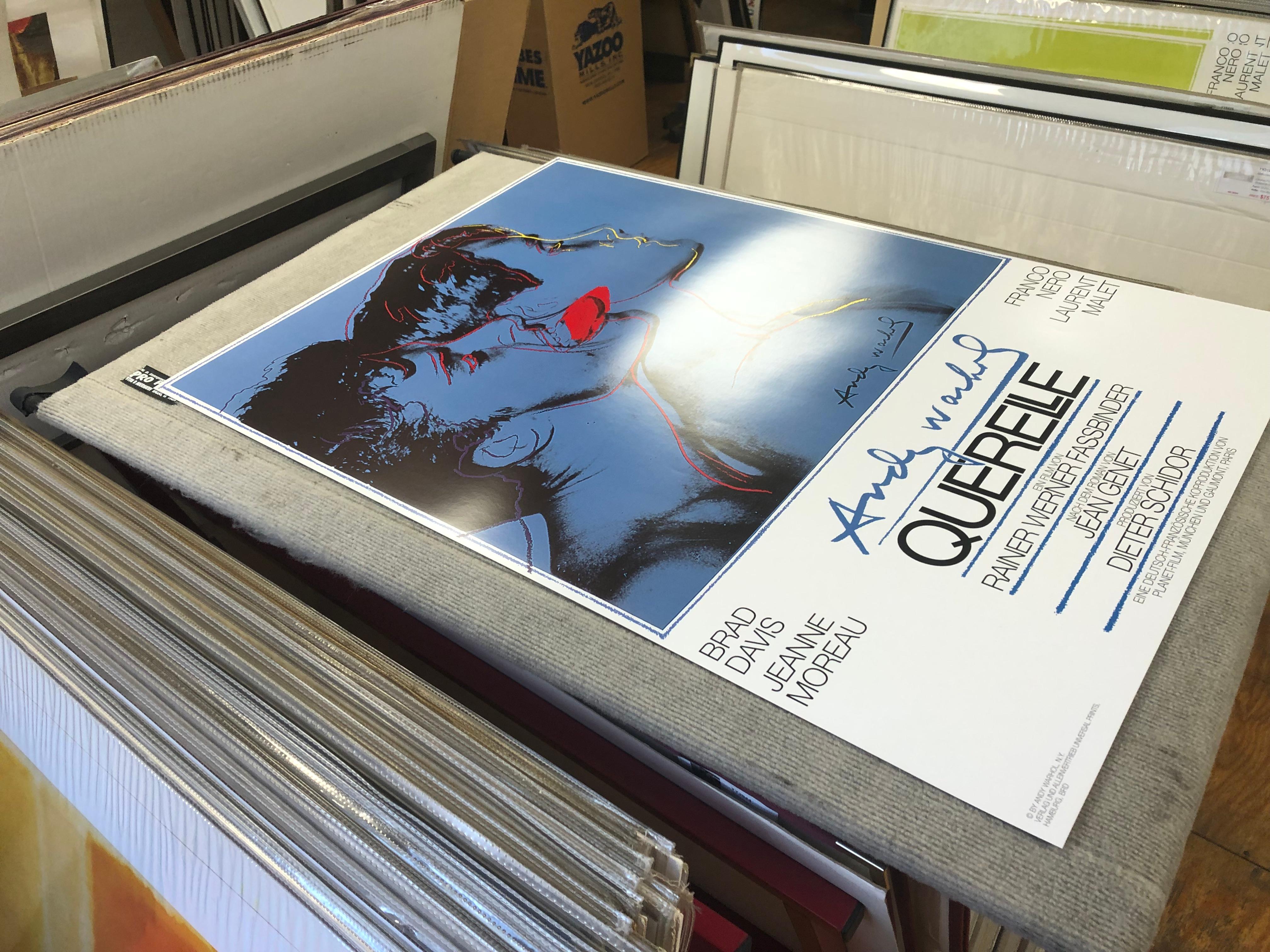 Andy Warhol 'Querelle Blue' 1983 FIRST EDITION Pop Art For Sale 7