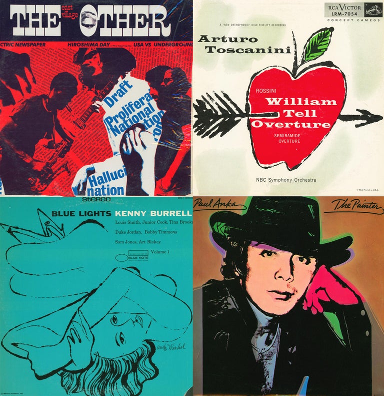 Andy Warhol Record Cover Art 19491987 eine Sammlung von 40 Werken