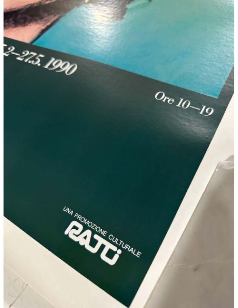 Andy Warhol Retrospective 1990 Vintage Pop Art Poster For Sale 2