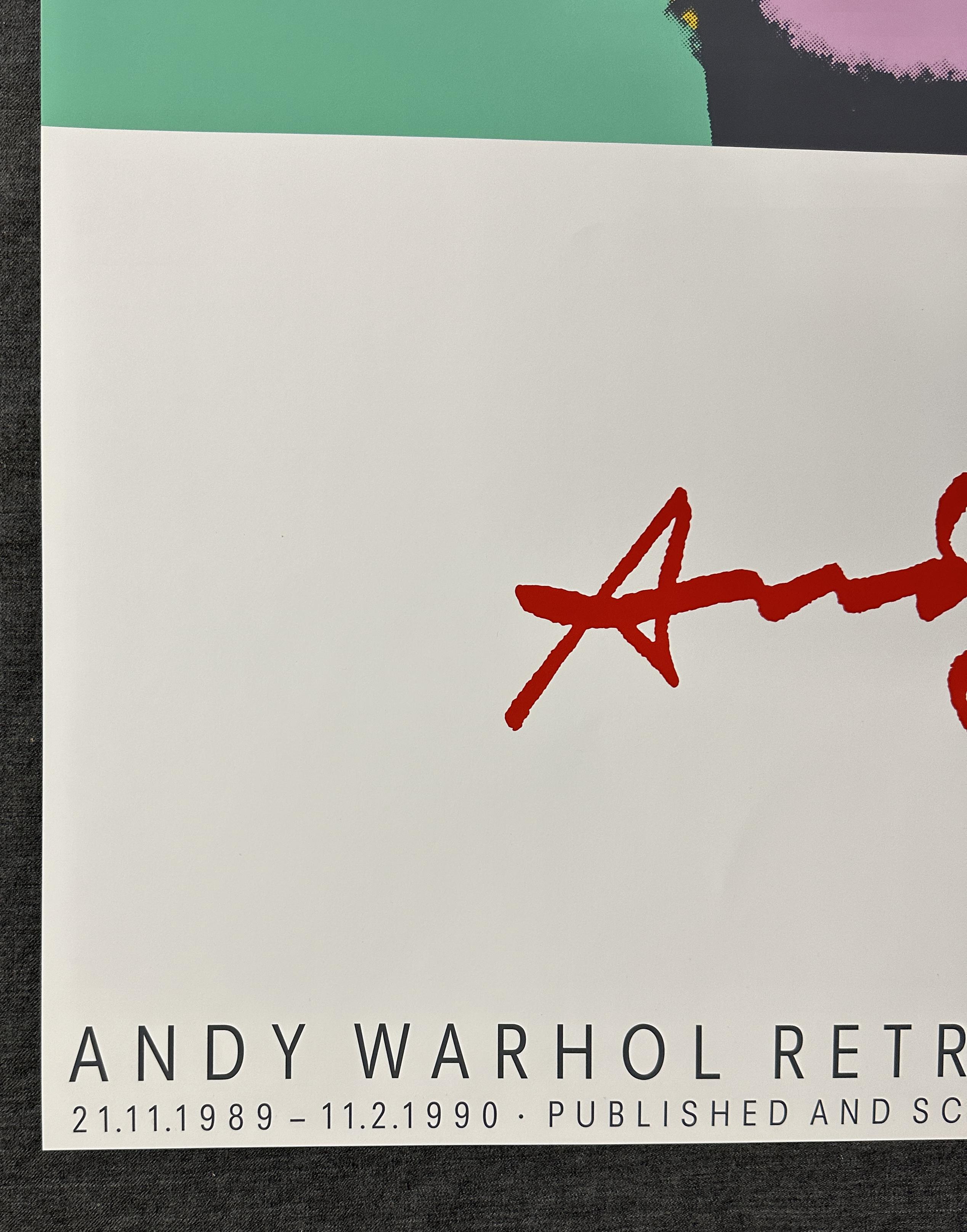 Andy Warhol retrospective exhibition Ludwig Museum in Cologne  For Sale 2
