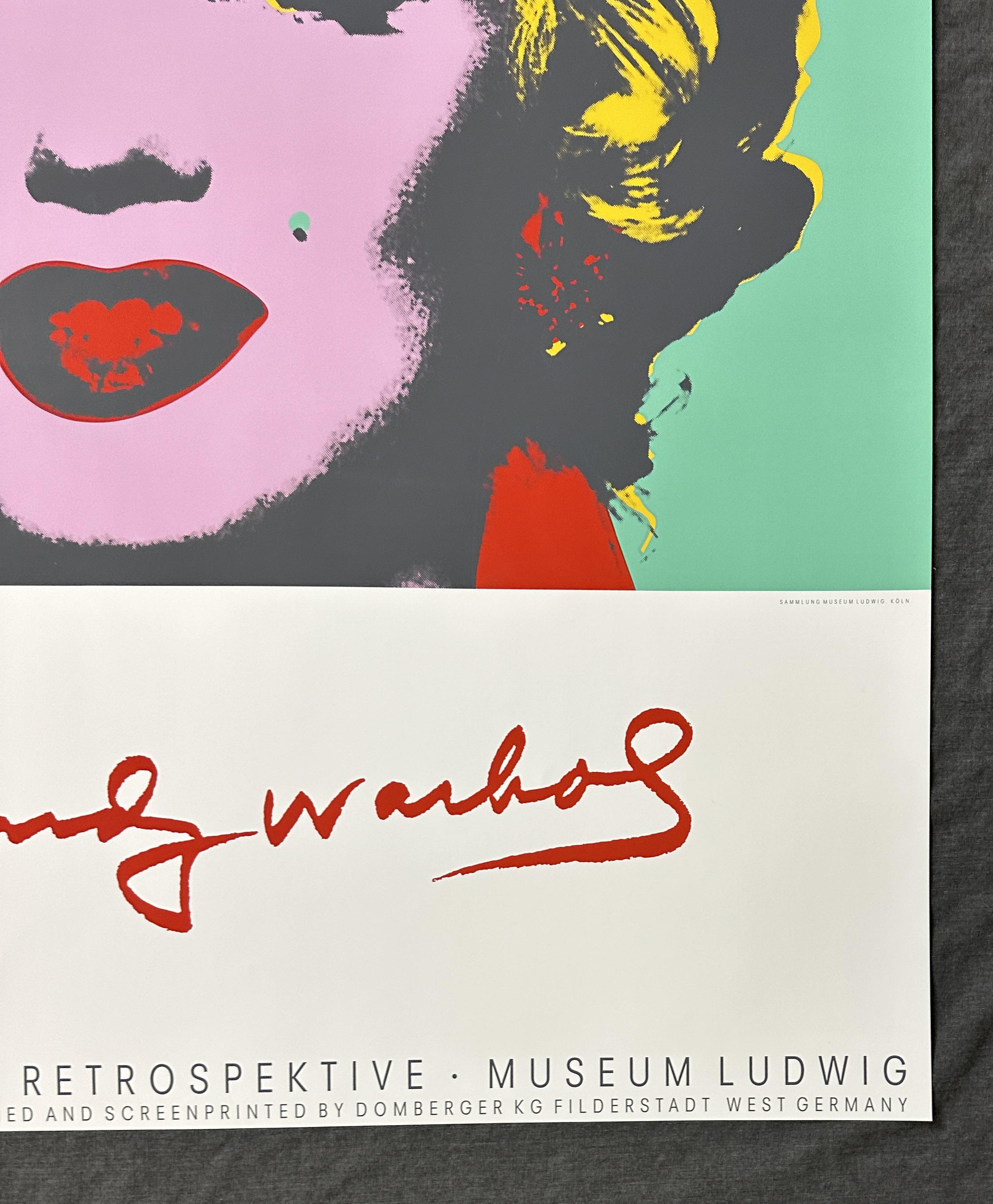 Andy Warhol retrospective exhibition Ludwig Museum in Cologne  For Sale 3