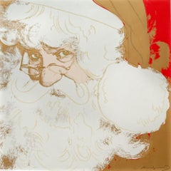 Andy Warhol 'Santa Claus' Screenprint 1981
