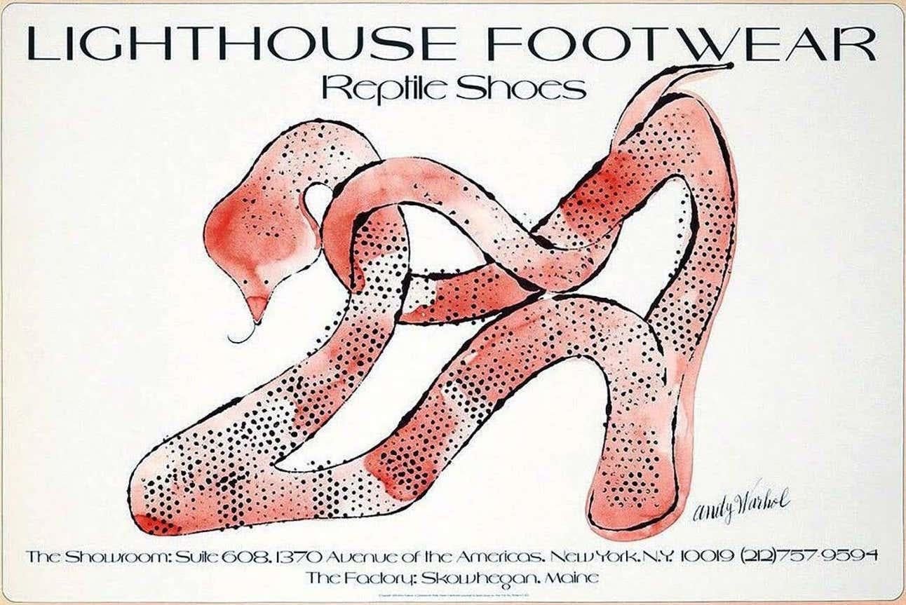 andy warhol shoes print