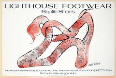 Retro Andy Warhol Shoes poster 1979 (1970s Andy Warhol) 
