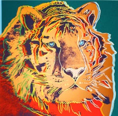 Vintage Andy Warhol, Siberian Tiger (1983)
