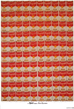 Andy Warhol 'Soup Cans 100 Campbells' 1988- Poster