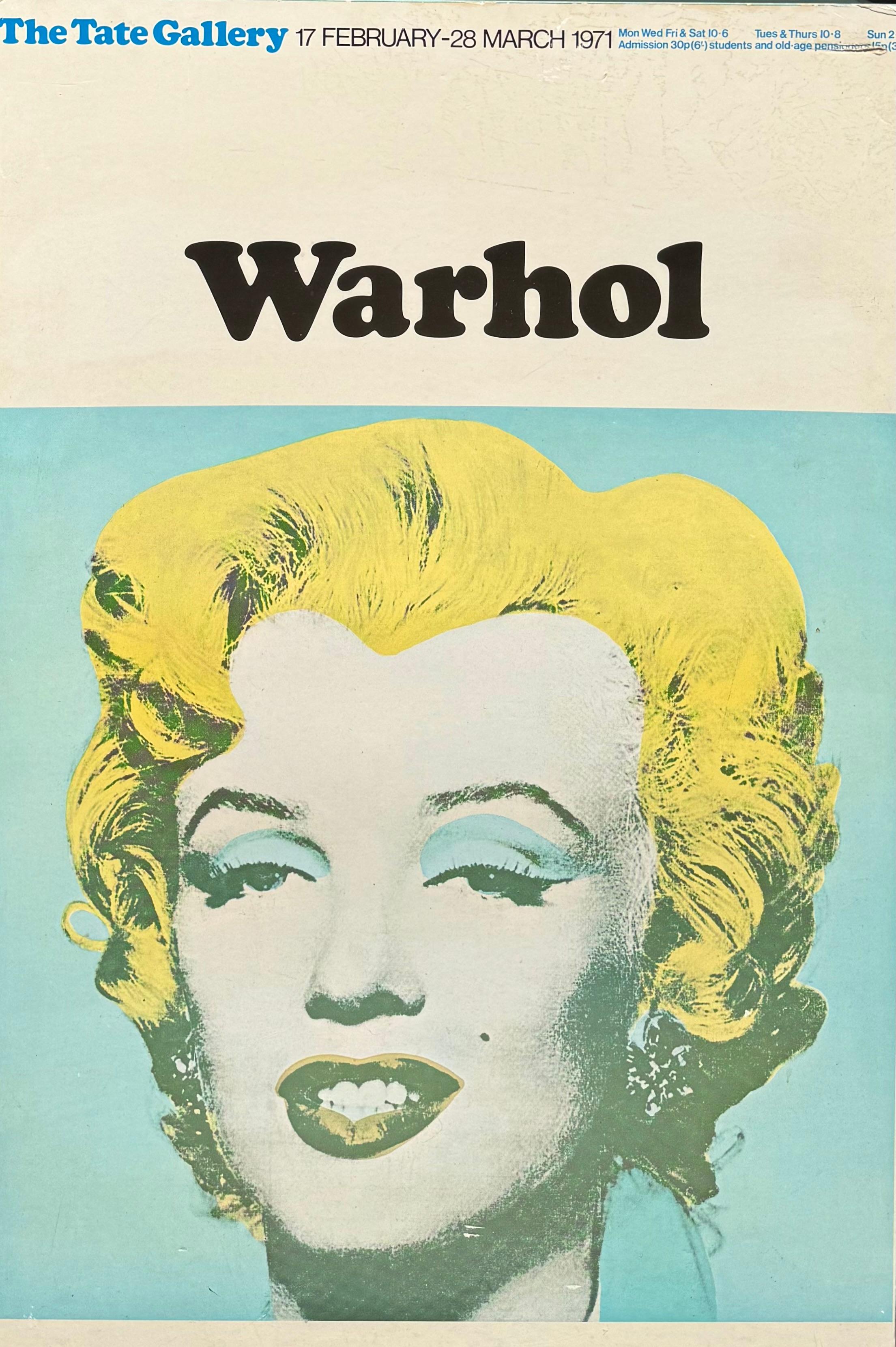 “Andy Warhol Tate Gallery Exhibition Poster 1971” For Sale 2
