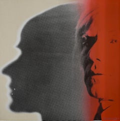 Andy Warhol 'The Shadow' Color Screenprint with Diamond Dust, 1981