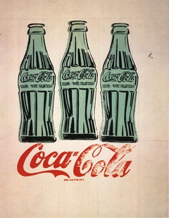 Andy Warhol 'Three Coke Bottles'