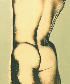 Torso Offset Lithograph by Andy Warhol, Framed Pop Art, 1993