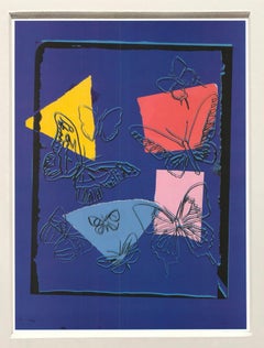 Andy Warhol 'Vanishing Animals: Butterflies' 1991 Pop Art Vintage