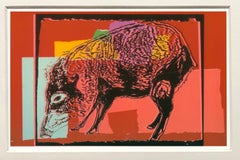 Andy Warhol 'Vanishing Animals: Giant Chaco Peccary' 1991 Vintage Pop Art