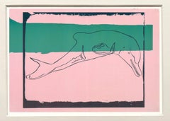 Andy Warhol 'Vanishing Animals: La Plata River Dolphin' 1991 Pop Art Vintage