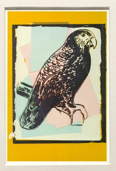 Andy Warhol 'Animales que desaparecen: Loro puertorriqueño' 1991 Vintage Pop Art