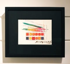 Andy Warhol, Watercolor Paint Kit with Brushes (1982)