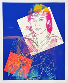 Andy Warhol, Wayne Gretzky #99 Screenprint on Lenox Board, Pop Art, 1984