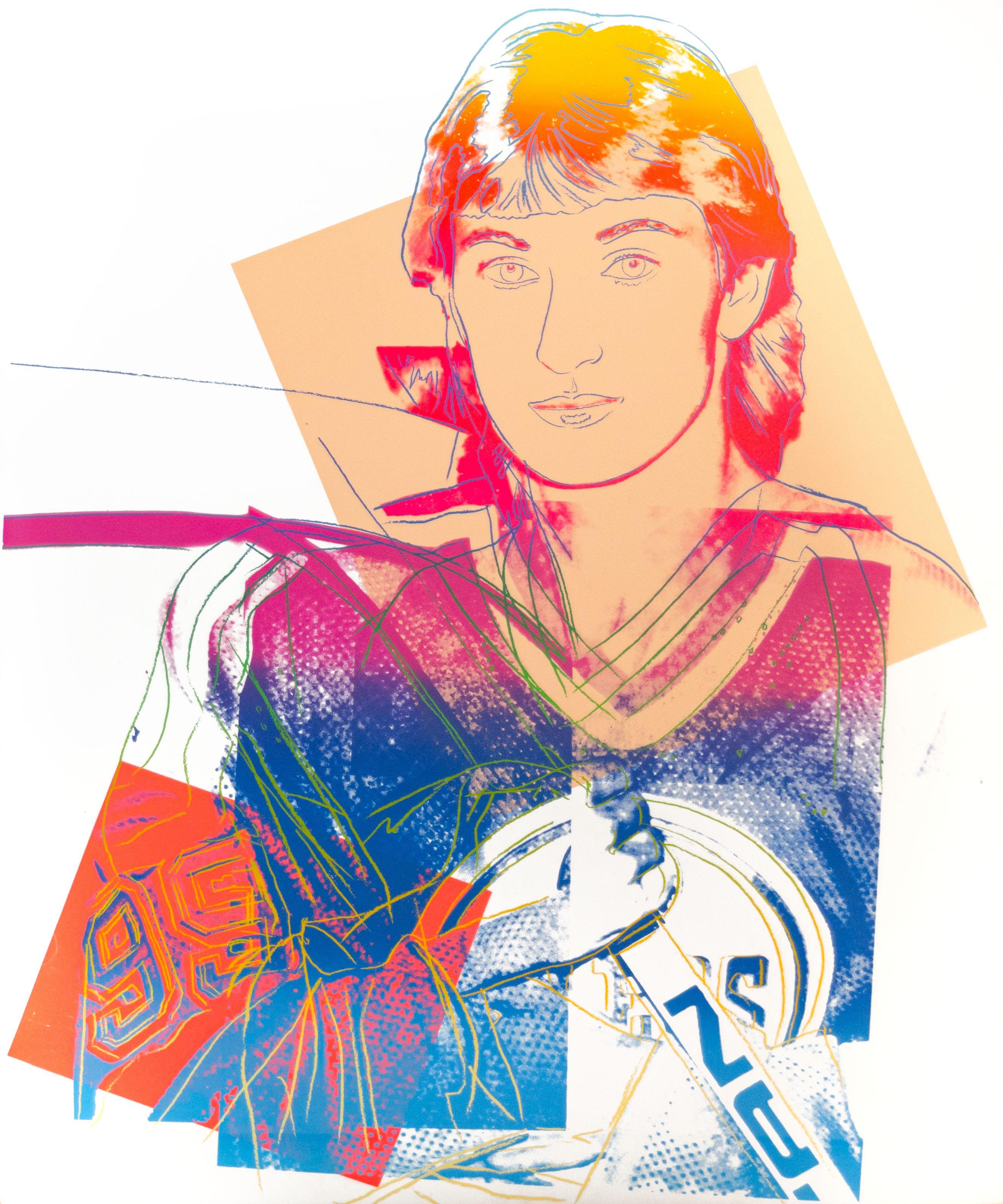 ANDY WARHOL (1928-1987)

Andy Warhol "Wayne Gretzky" est une sérigraphie en couleurs de 1984 sur Lenox Museum Board. Un certificat d'authenticité de la succession d'Andy Warhol figure au verso. Cette œuvre est le numéro 44 de 46 épreuves d'essai