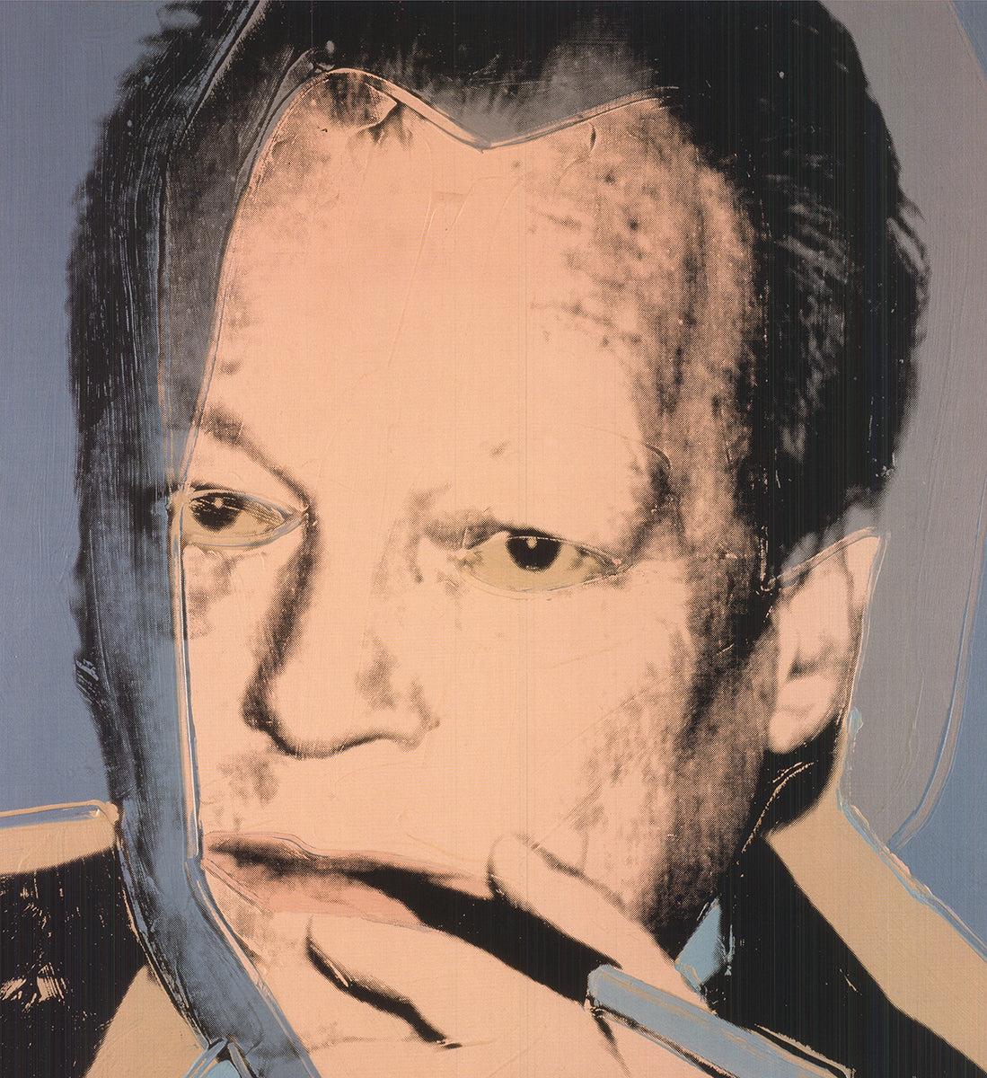 Andy Warhol 'Willy Brandt' 1997- Poster For Sale 1