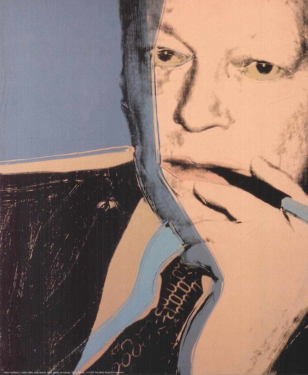 Andy Warhol 'Willy Brandt' 1997- Poster For Sale 3