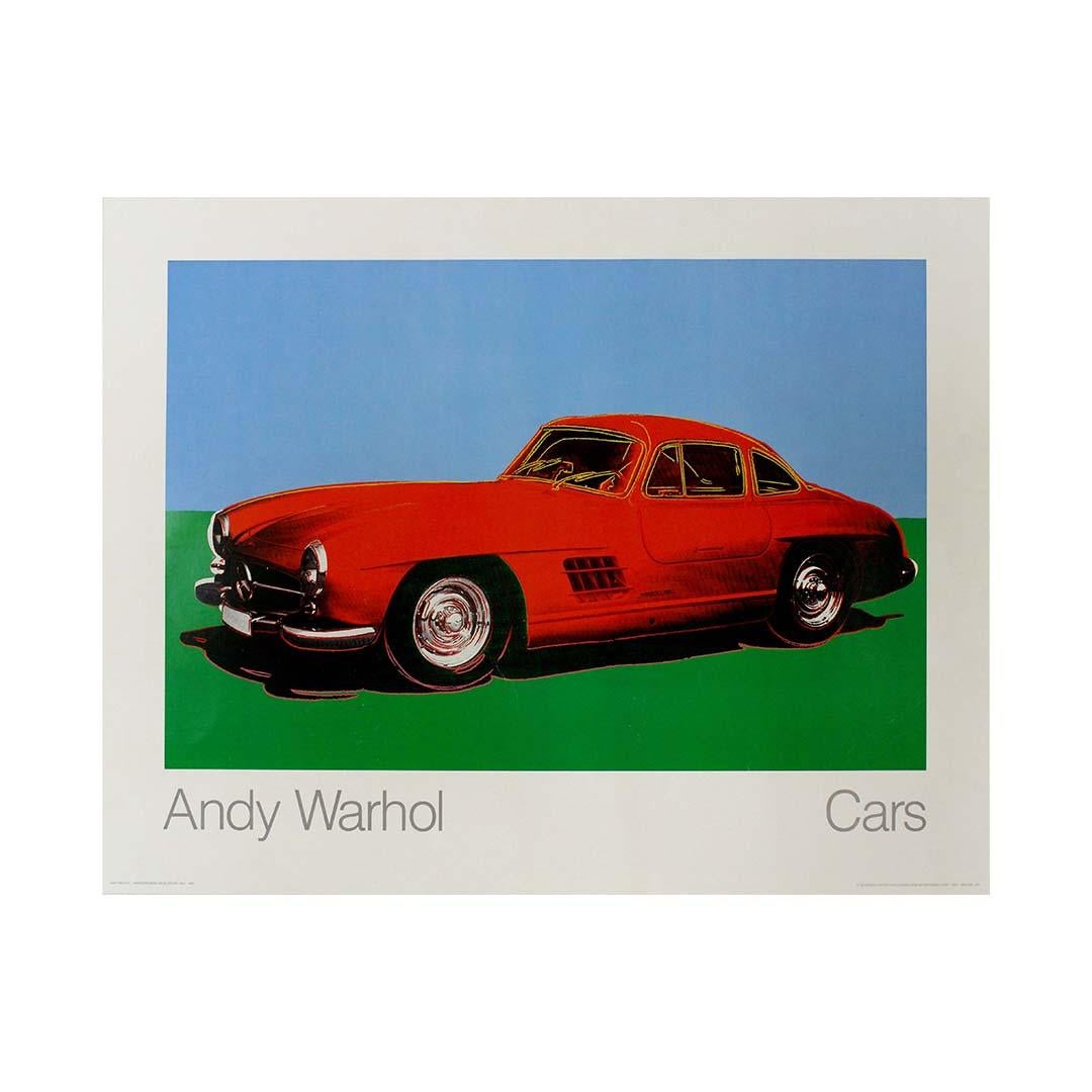 Serie di automobili di Andy Warhol del 1988 - Mercedes Benz 300 SL Coupé - Pop Art 3