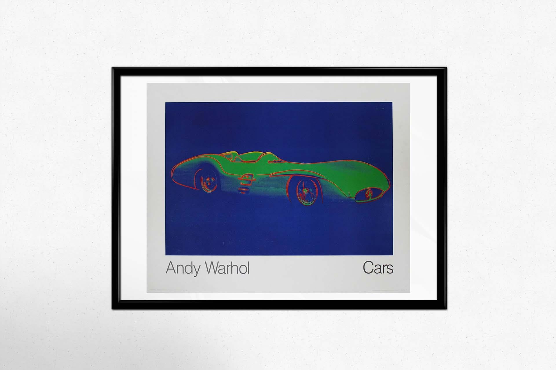 Andy Warhol's 1988 Cars series - Mercedes Benz W 196 R Stromlinie - Pop Art 1