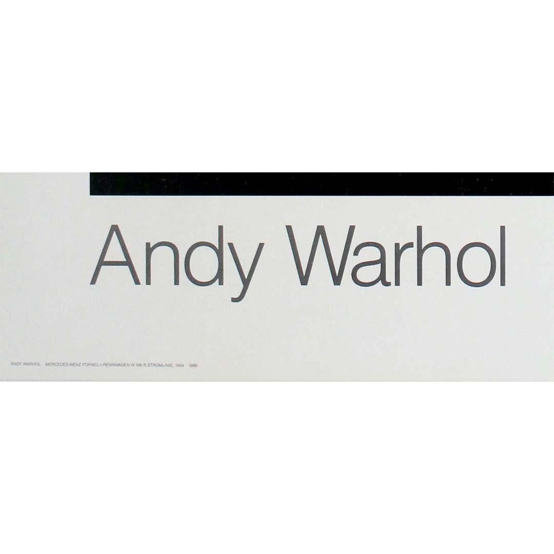Andy Warhol's 1988 Cars series - Mercedes Benz W 196 R Stromlinie - Pop Art 3