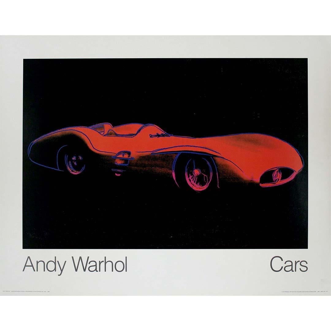 Beautiful poster by Andy Warhol's 1988 "Cars" series with the Mercedes Benz W 196 R Stromlinie. A celebration of speed and style, this poster encapsulates Warhol's knack for transforming ordinary into extraordinary.

Warhol's distinctive strokes