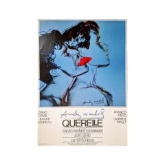 Andy Warhol's original poster for the 1982 film "Querelle" - Erotic - Cinema