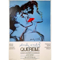 Andy Warhol's original poster for the 1982 film "Querelle" - Erotic - Cinema