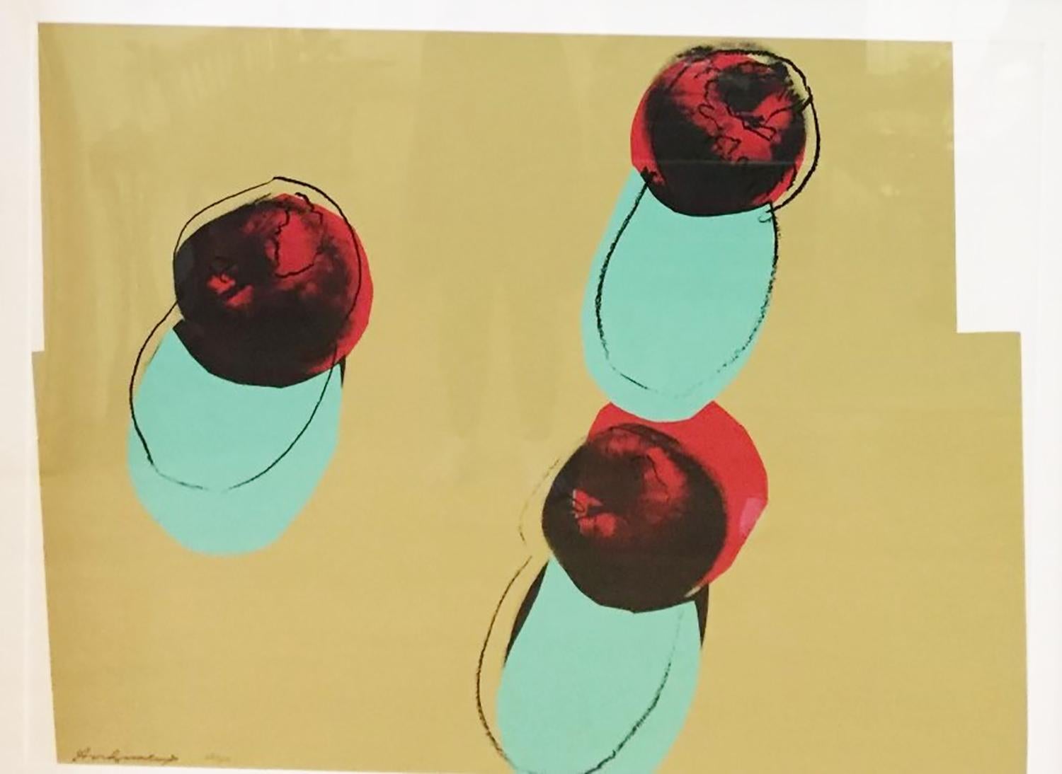 'Apples', from Space Fruit: Still Lifes - Print by Andy Warhol