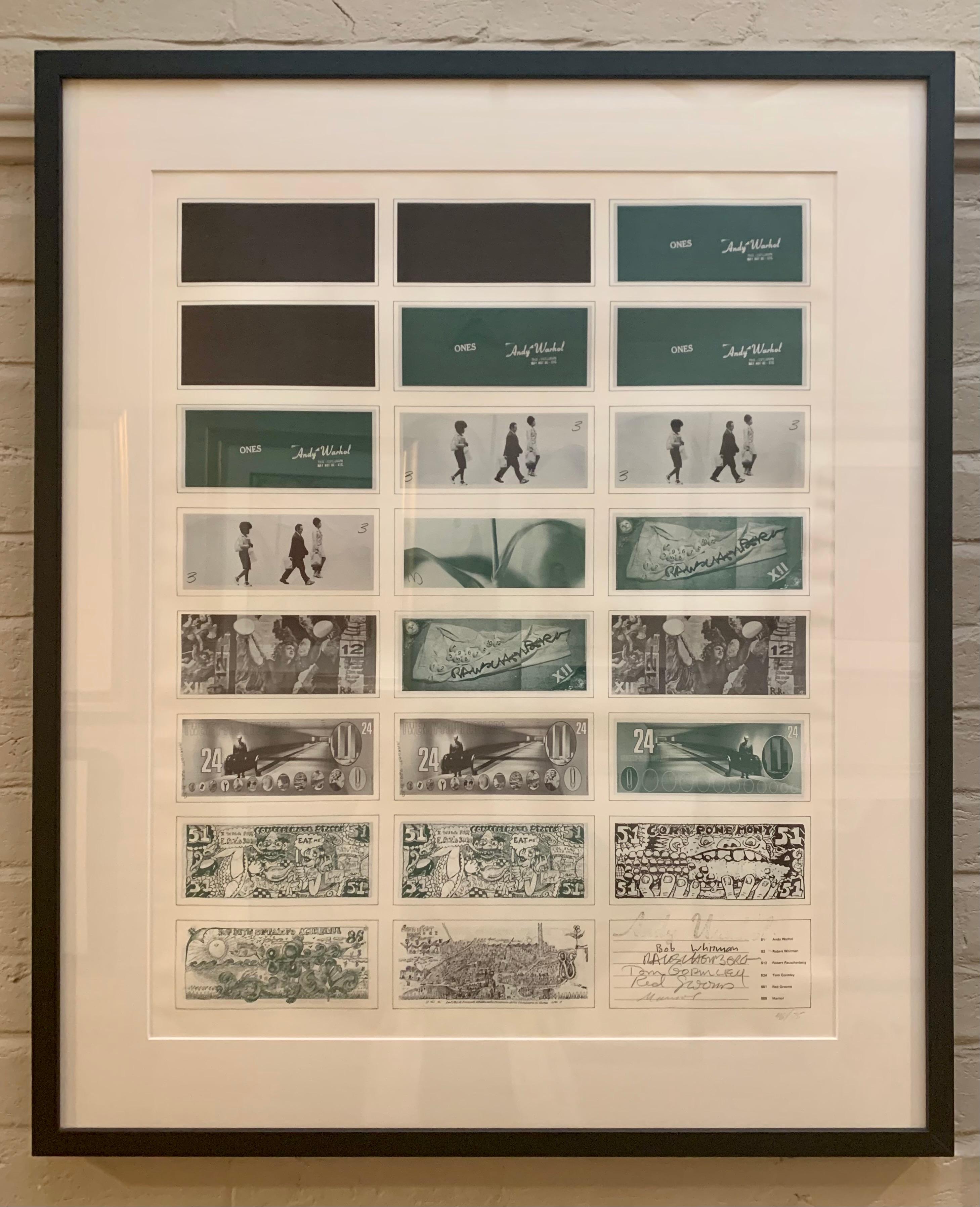 Art Cash (triptych) - Print by Andy Warhol
