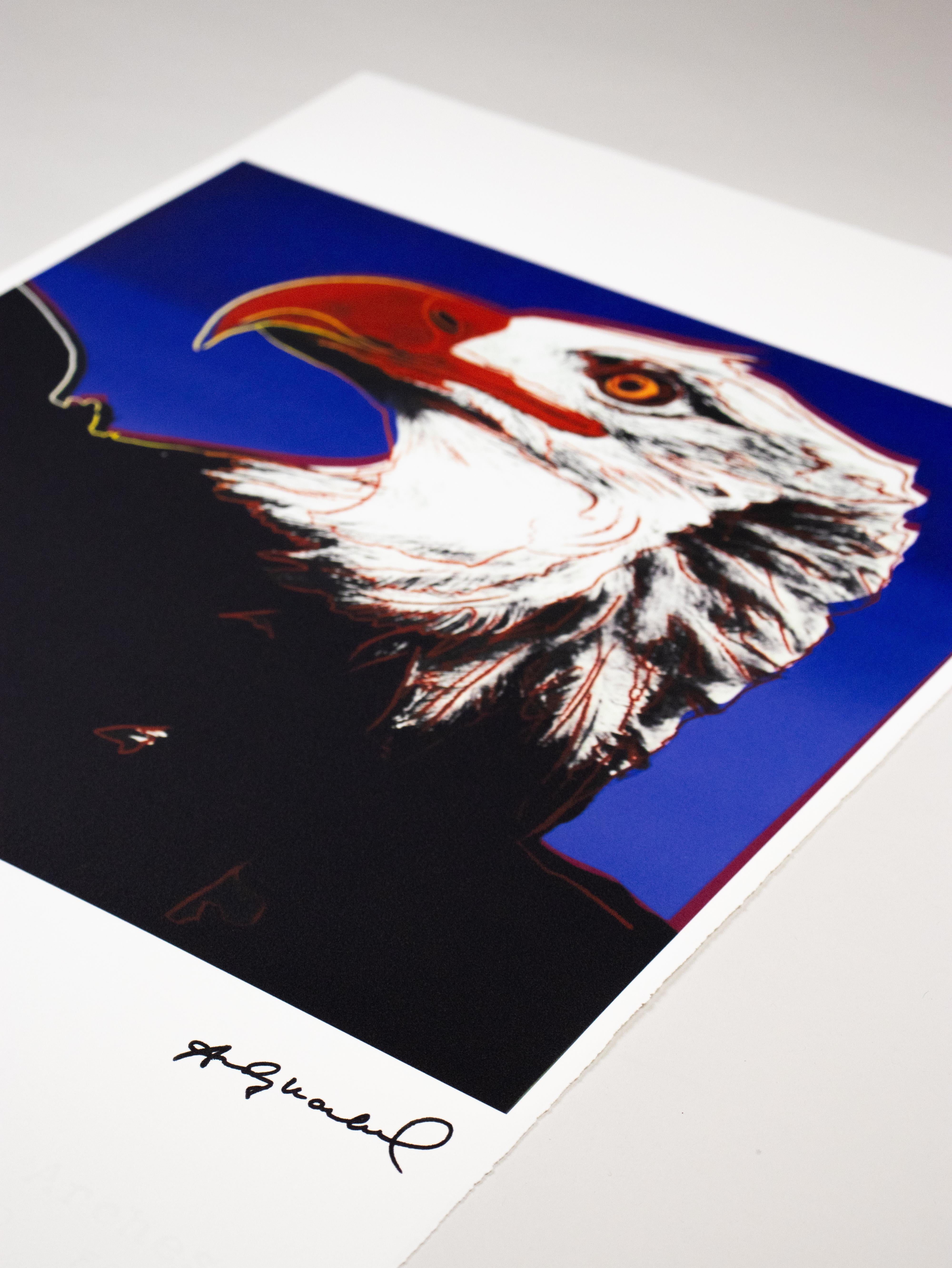 Bald Eagle - 1983 - Original Lithograph - Limited Edition Print - 40/100 pcs. 3