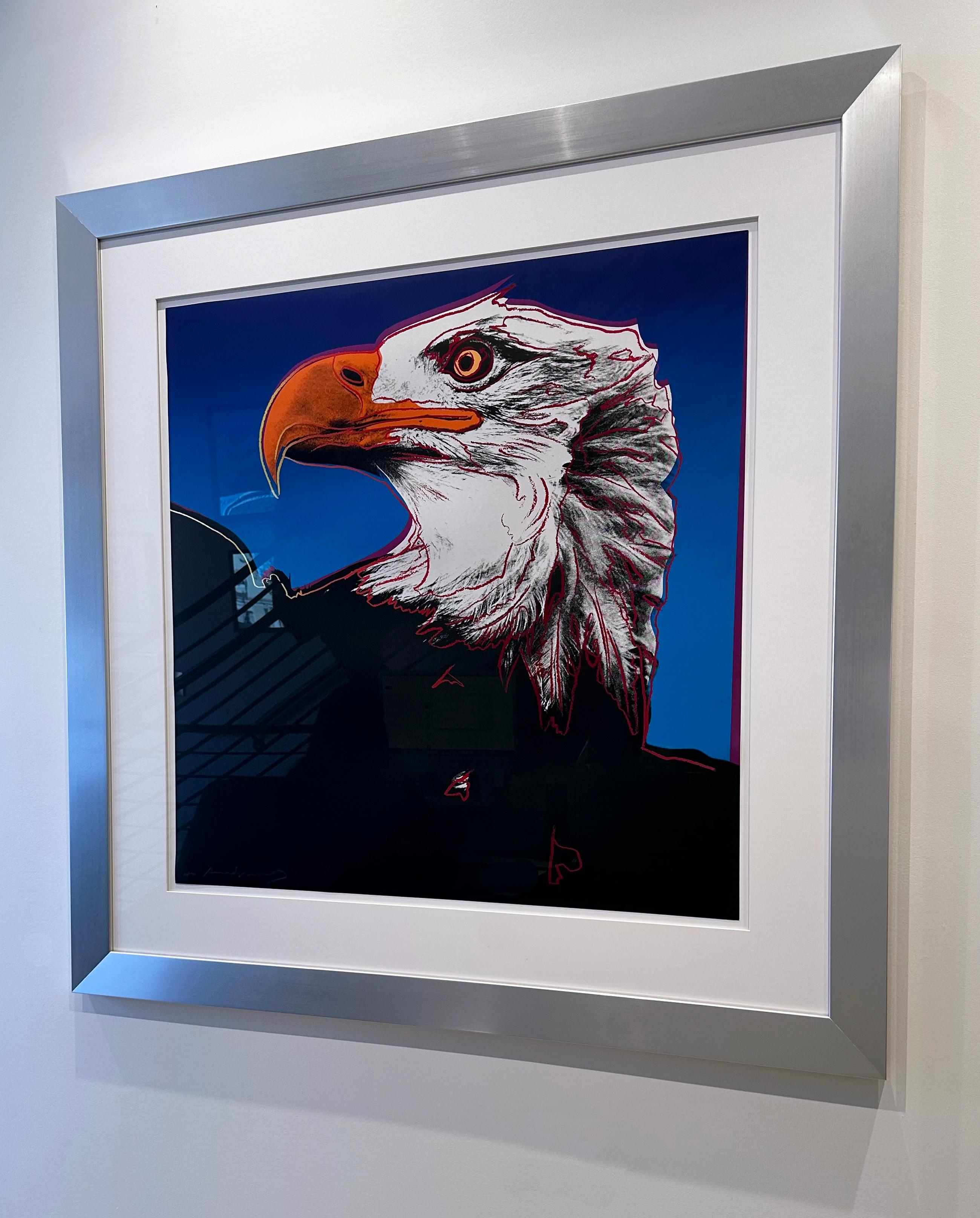 Bald Eagle, from Endangered Species - Purple Print by Andy Warhol