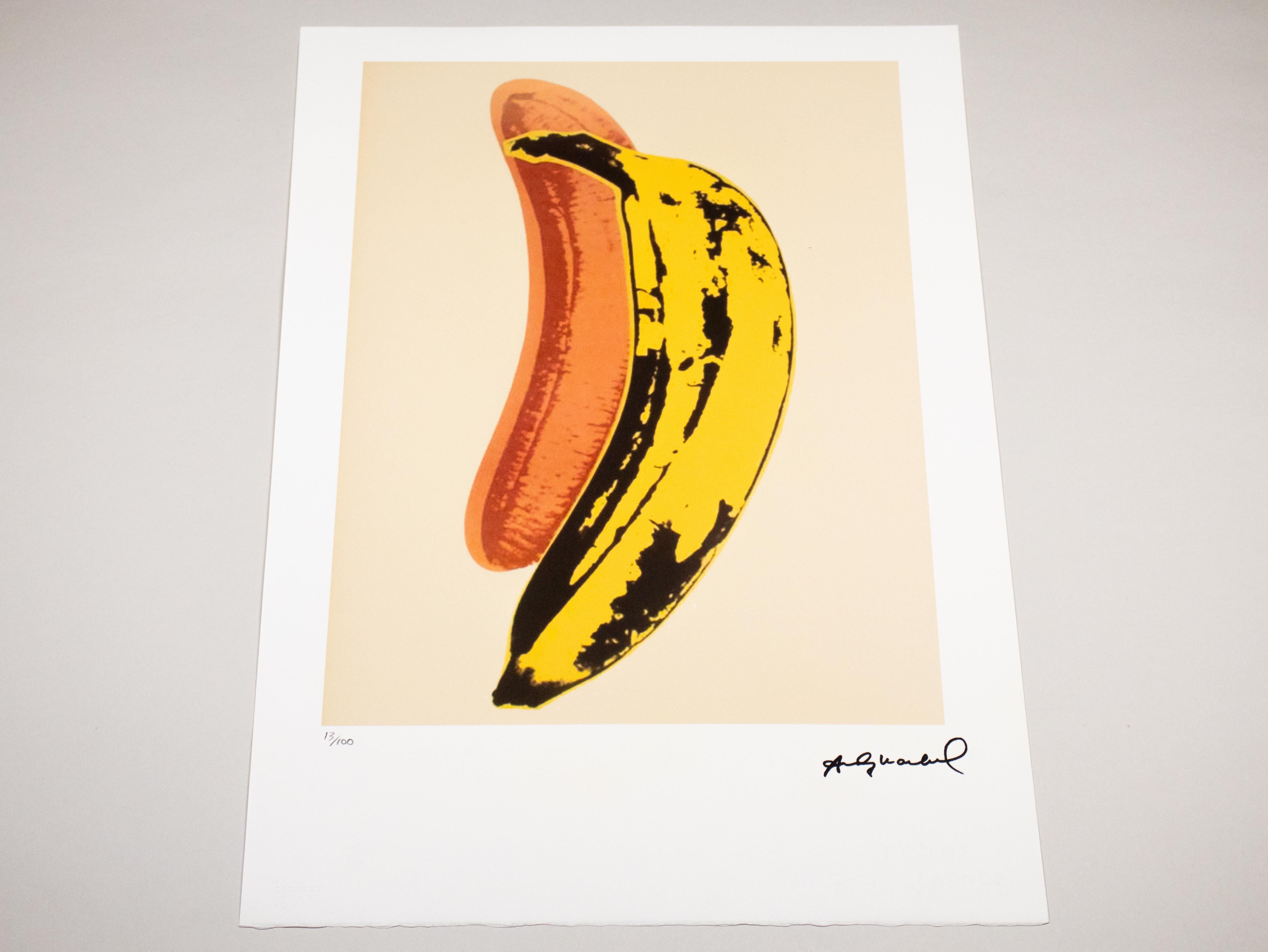 Banana - 1983 - Original Lithograph - Limited Edition Print - 13/100 pcs. 1
