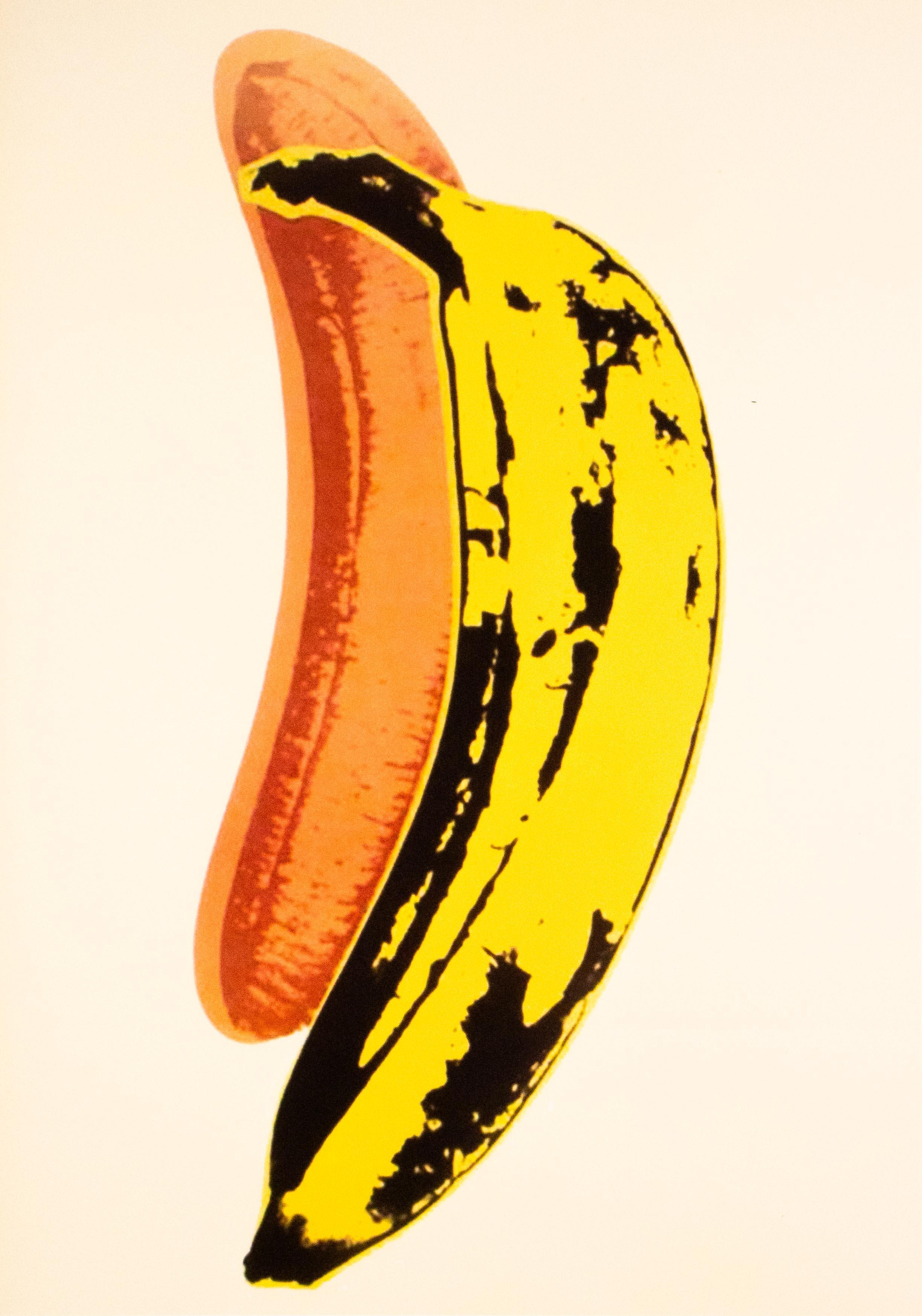 Andy Warhol Figurative Print - Banana - 1983 - Original Lithograph - Limited Edition Print - 13/100 pcs.