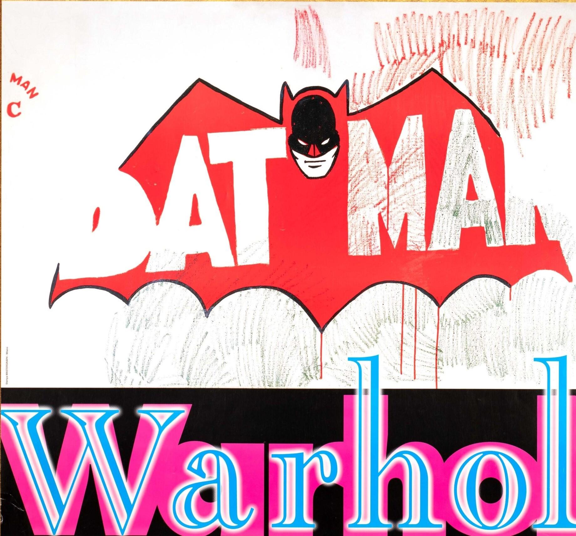 Batman – Turin Museum Retrospective - Contemporary Print by Andy Warhol