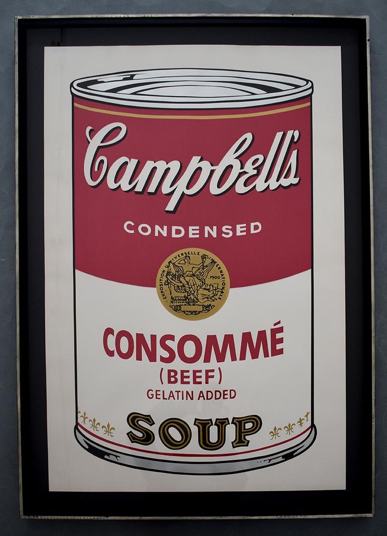 Andy Warhol Beef Consommé, from Campbell’s Soup I American Pop Art For Sale at 1stDibs