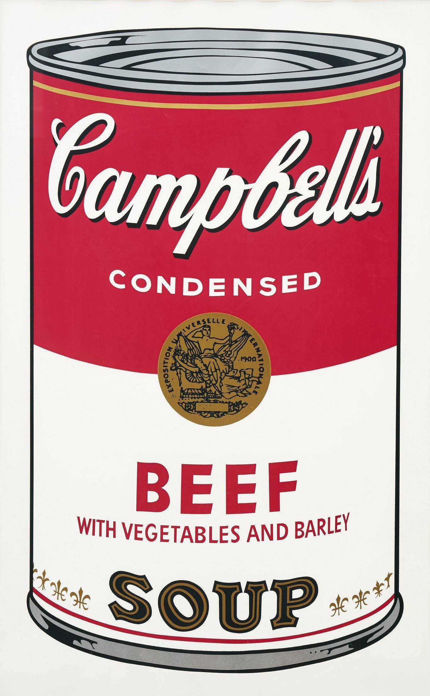 Beef with Vegetables and Barley Soup - Print by Andy Warhol