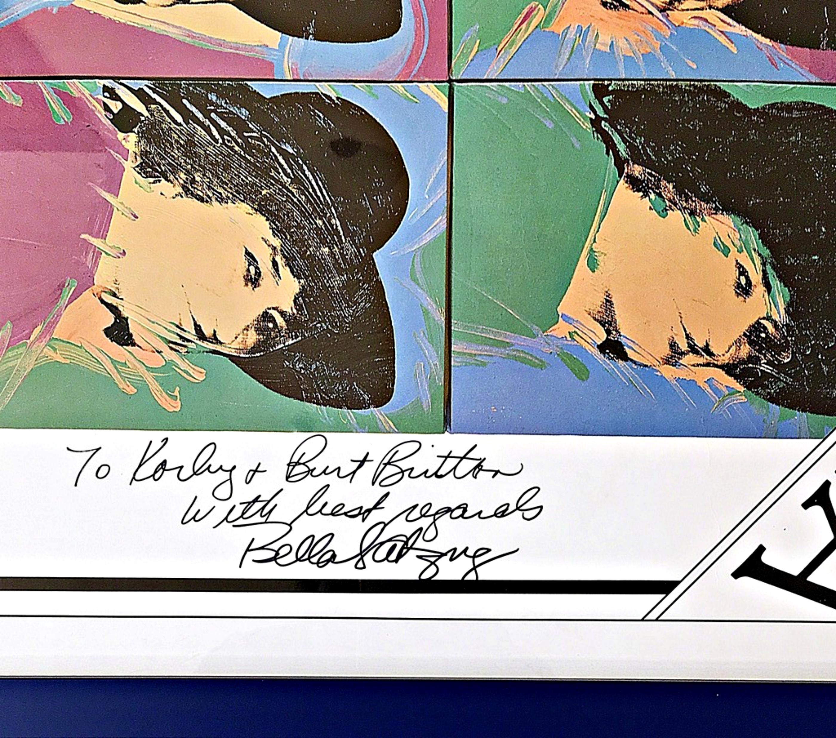 Rolling Stones-Poster, handsigniert von Andy Warhol und Bella Abzug, LGBTQ-Pionier  im Angebot 3