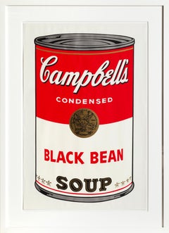 Vintage Black Bean from Campbell Soup I, FS.II.44 Screenprint by Andy Warhol 1968