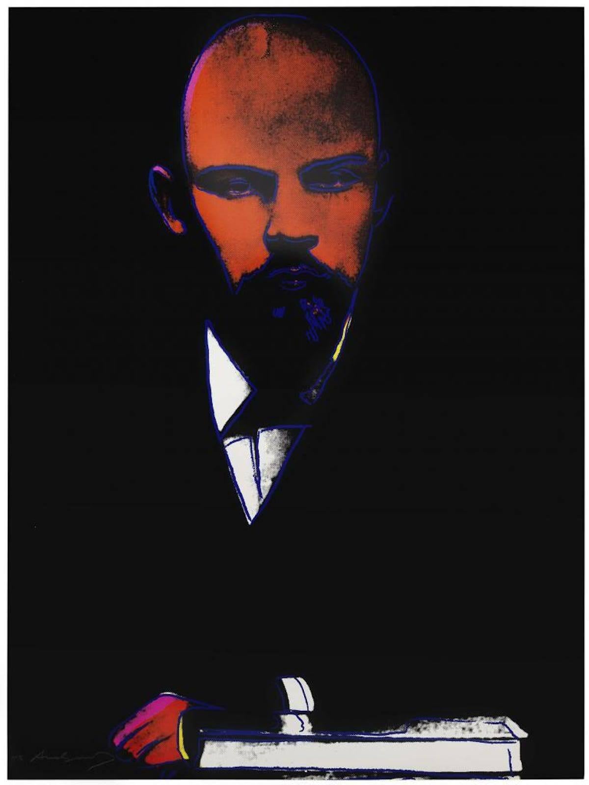 Black Lenin (FS II.402)  - Print by Andy Warhol