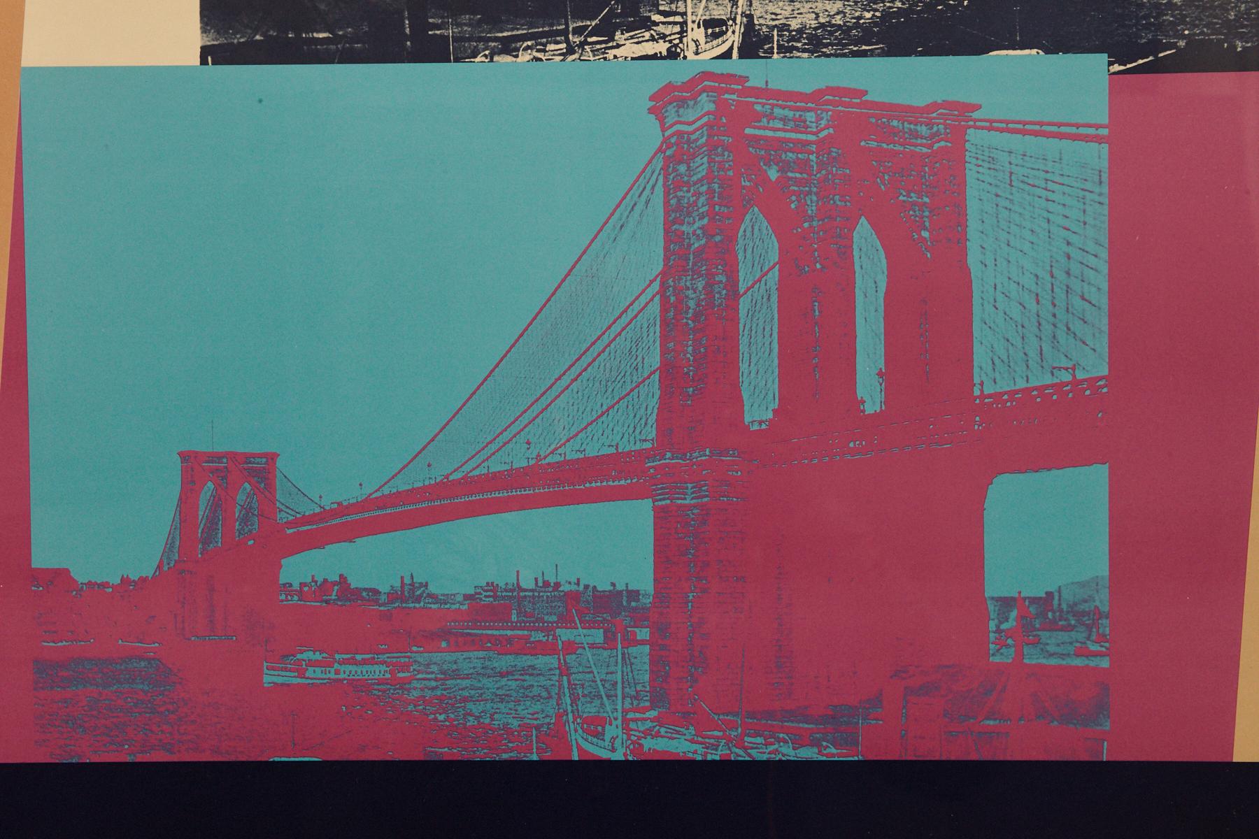Brooklyn Bridge Centennial 1883 - 1983 - Pop Art Print by Andy Warhol