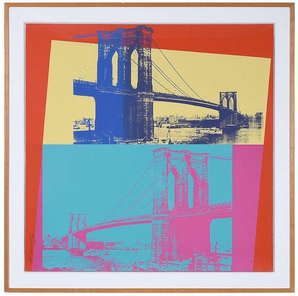 Brooklyn Bridge, FS 11.290 - Print by Andy Warhol