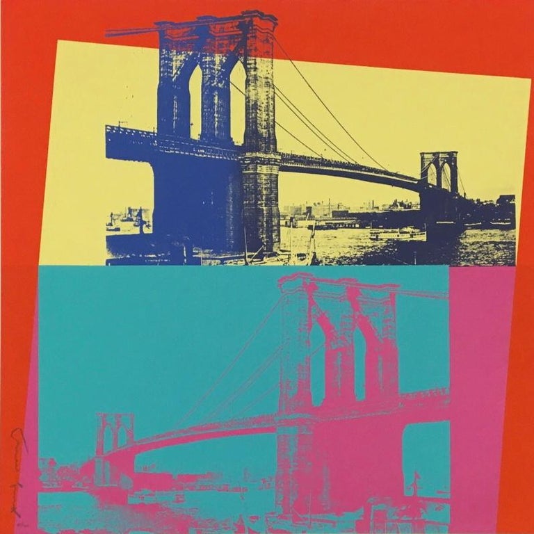 Andy Warhol - Brooklyn Bridge F&S II.290, Print For Sale ... Andy Warhol - Brooklyn Bridge F&S II.290, Print For Sale ...