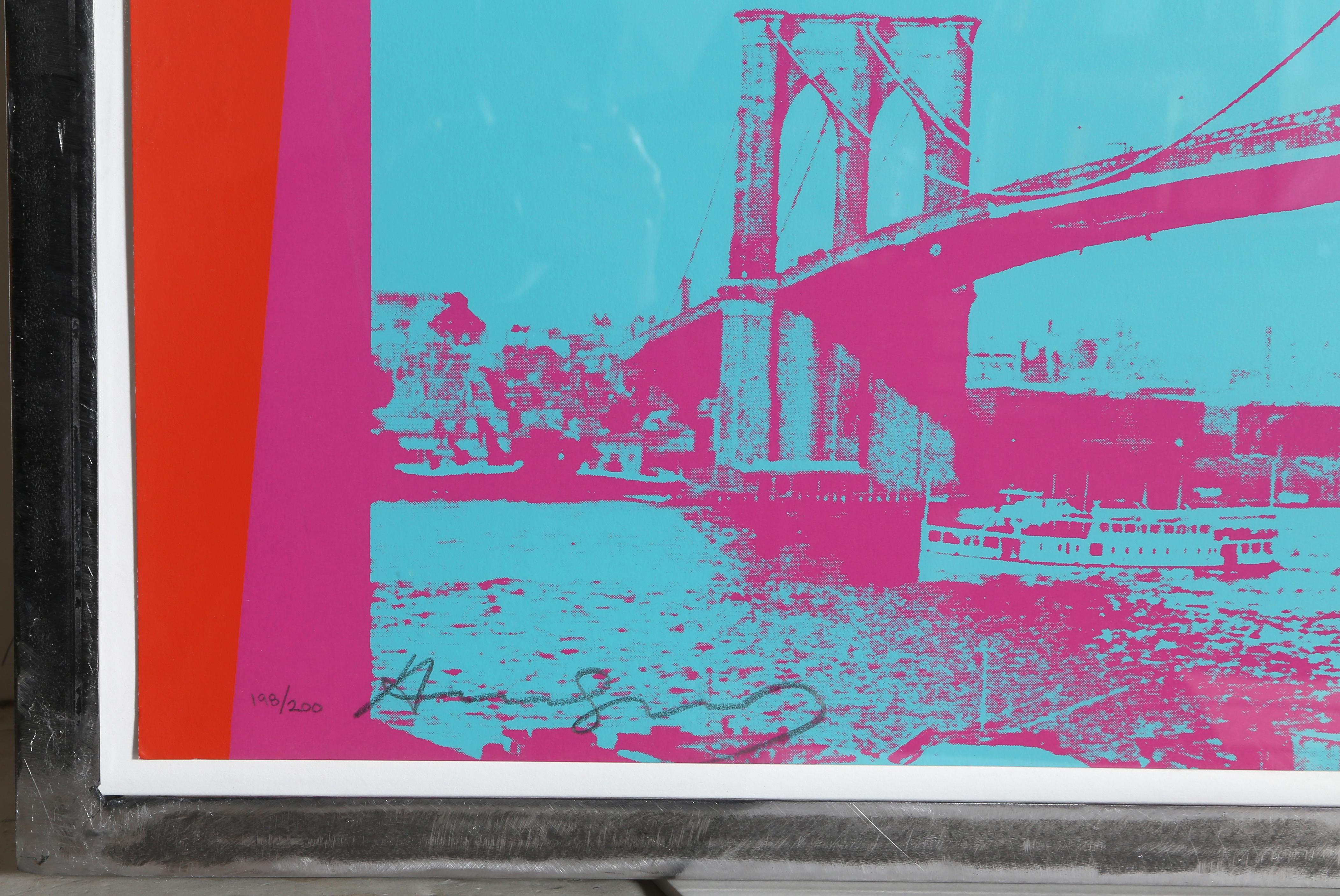 Brooklyn Bridge, FS.II.290, Siebdruck von Andy Warhol 1983 im Angebot 2