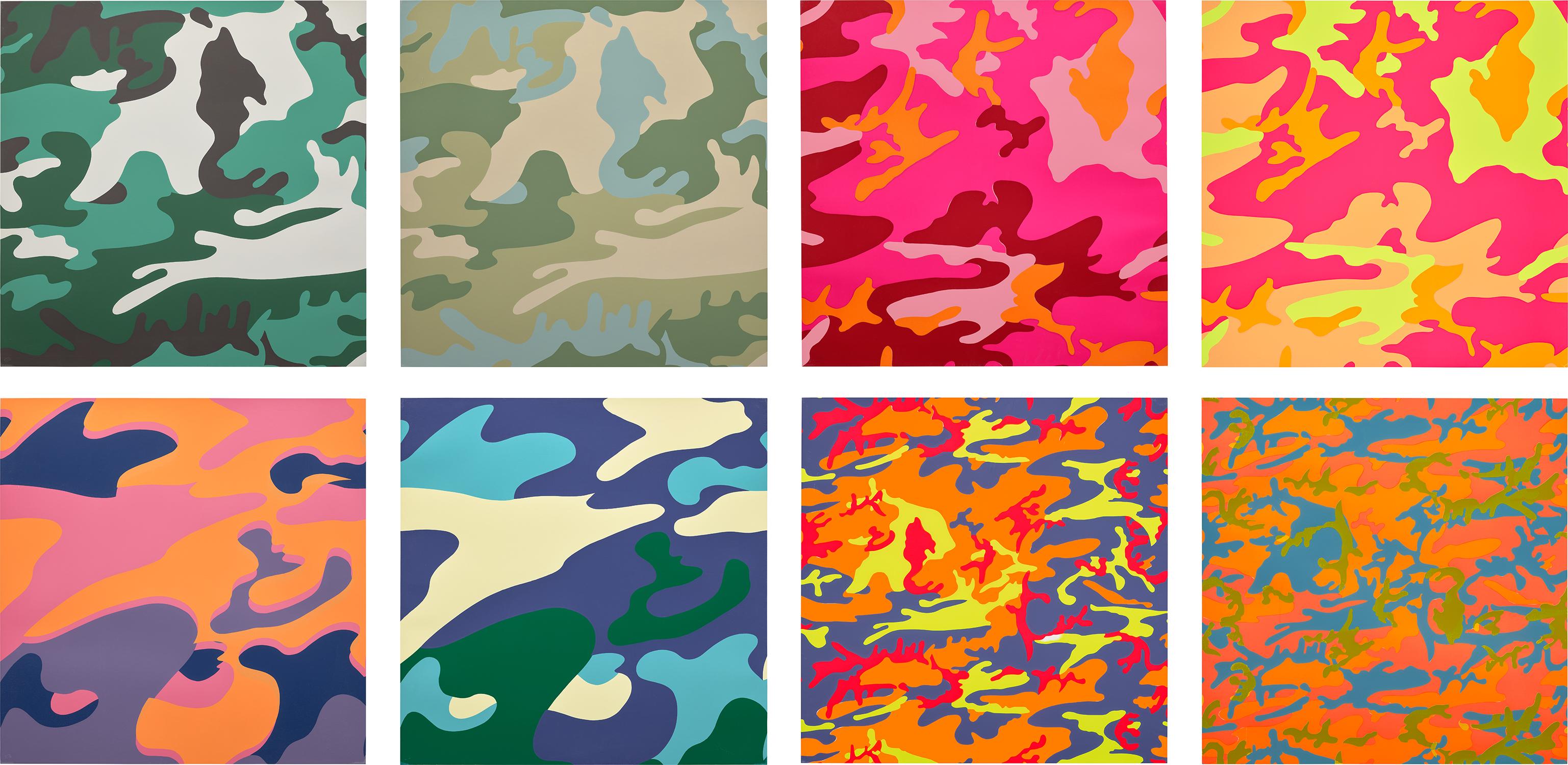 Camouflage, Complete Portfolio (FS II.406-FS II.413) - Print by Andy Warhol