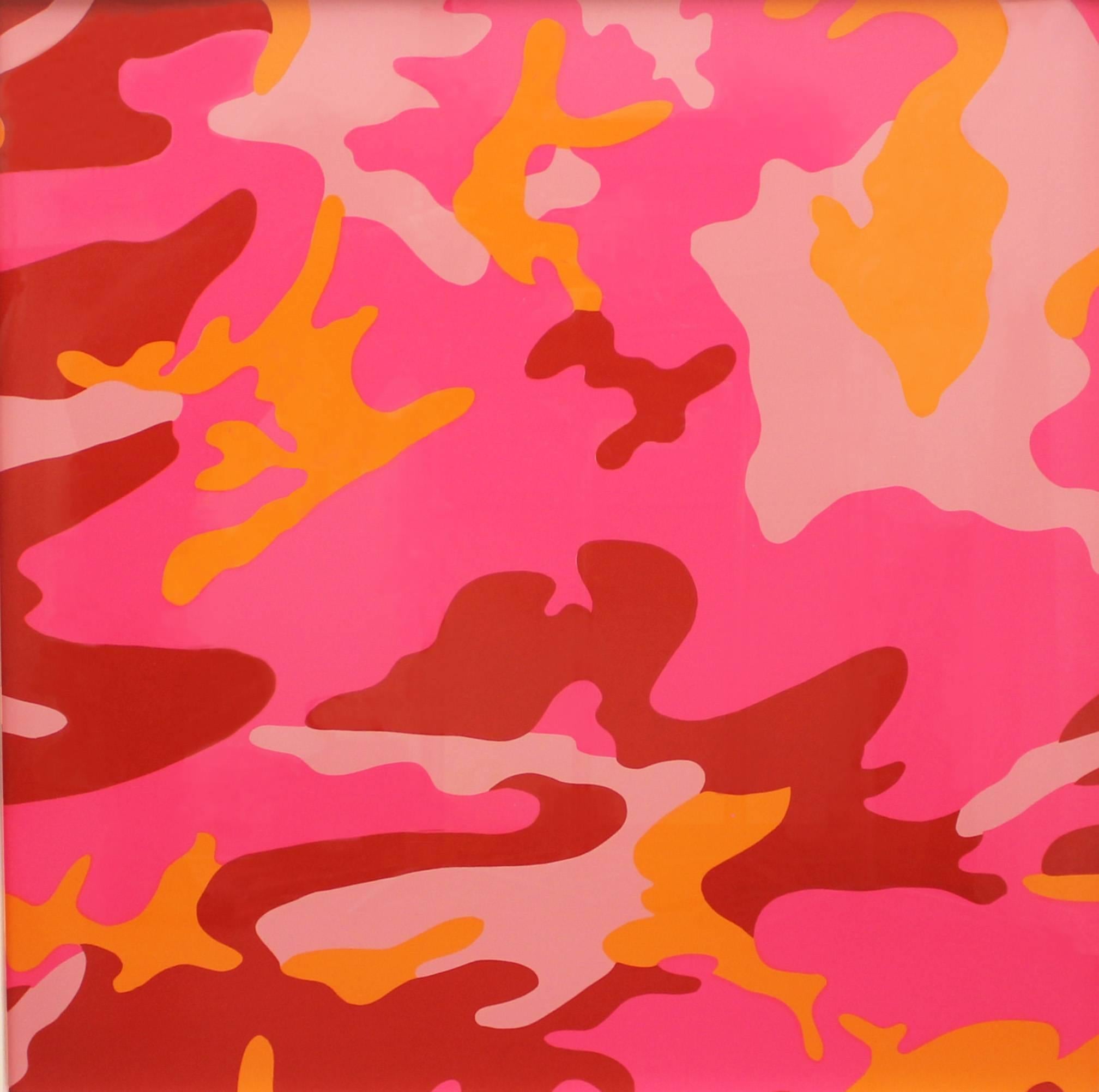 Camouflage, Complete Portfolio (FS II.406-FS II.413) - Brown Print by Andy Warhol
