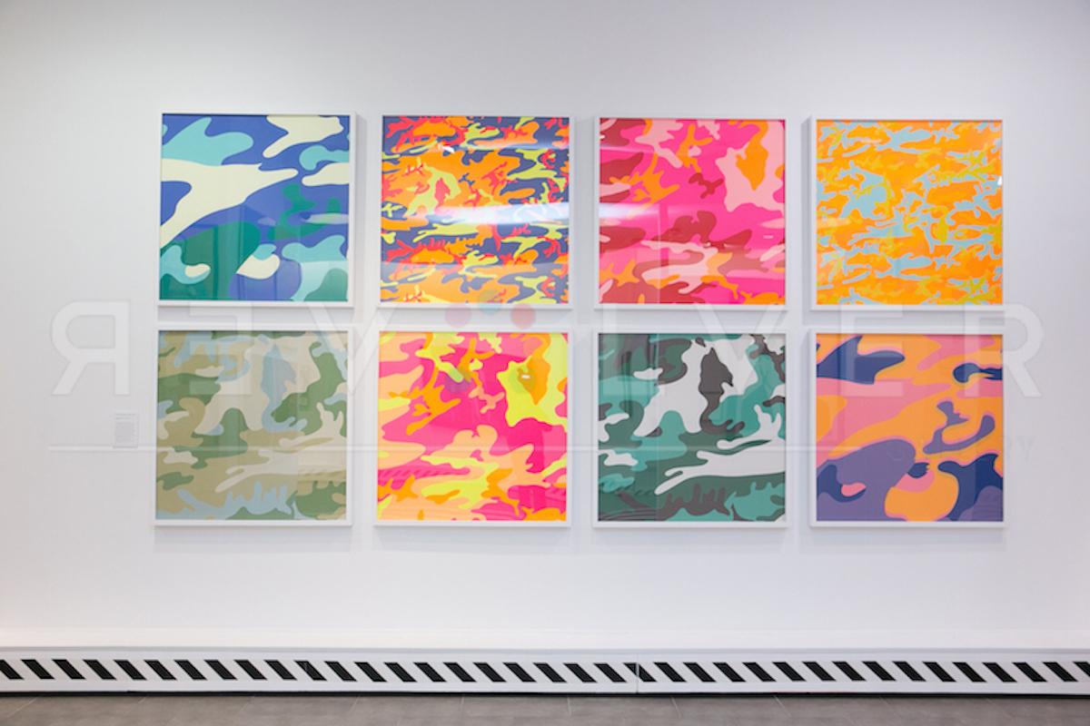 Camouflage (FS II.408) (Pop-Art), Print, von Andy Warhol