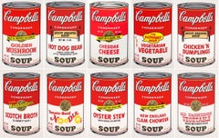 Campbell ́s Soup II (F. & S. II. 54-63 Ten screen prints), 1969