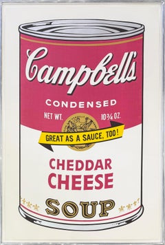 Campbell's Soup Cans II: Cheddar Cheese FS II.63 (signed screen print)